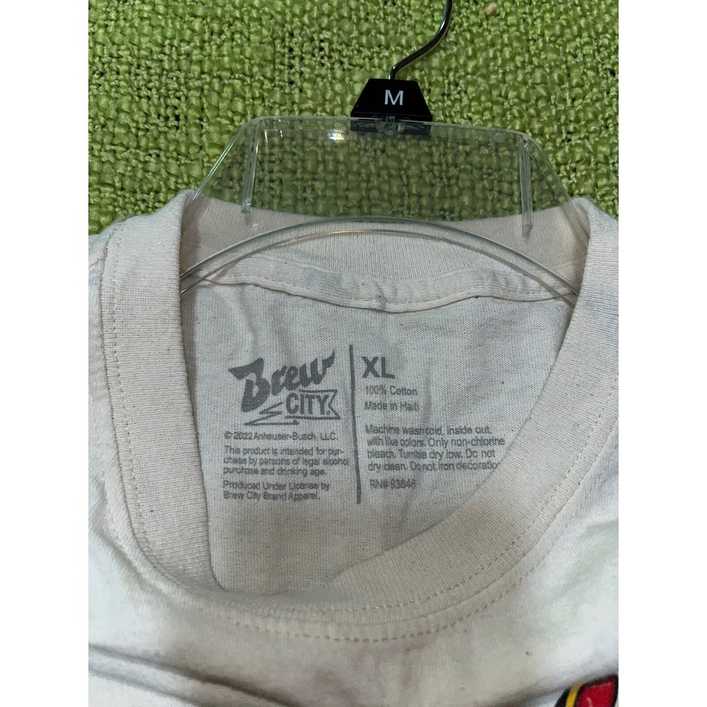 Brew City The Original Budweiser Cream T-shirt size XL brew city truck - Picture 4 of 5